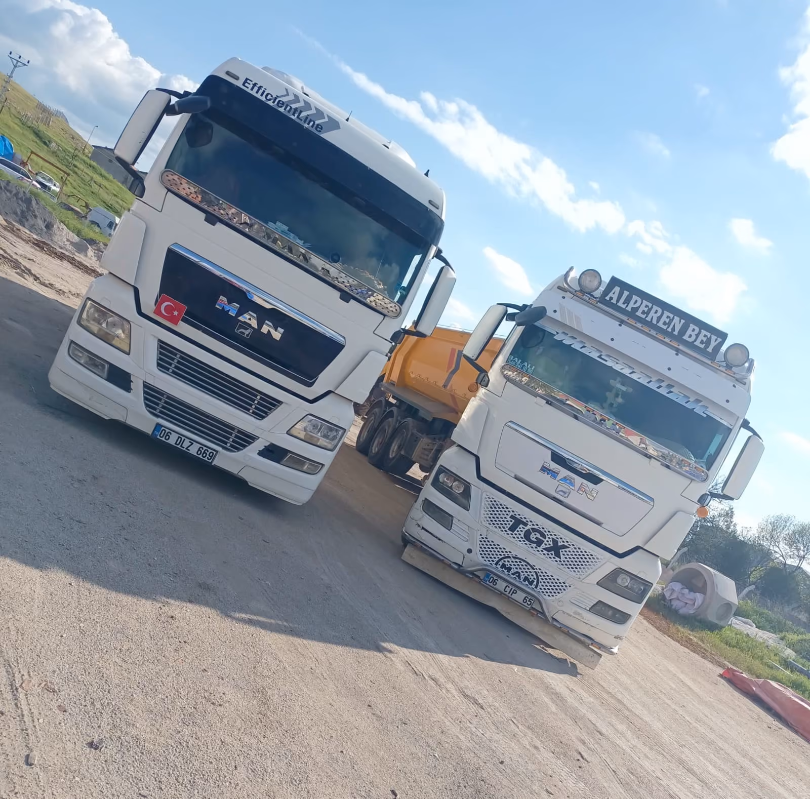 Filodan iki damperli kamyon
