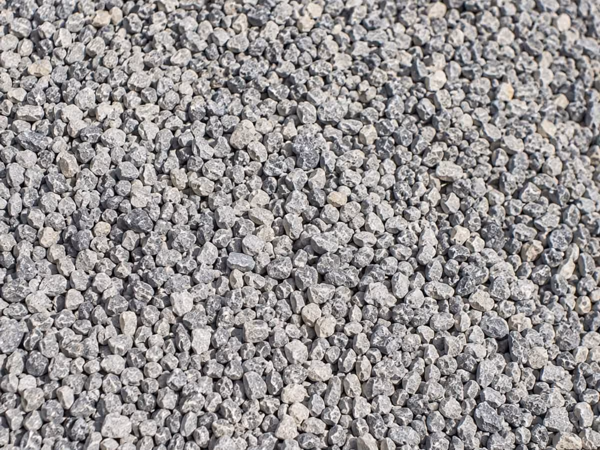 0–3 mm ince kırma taş malzeme yakın çekim